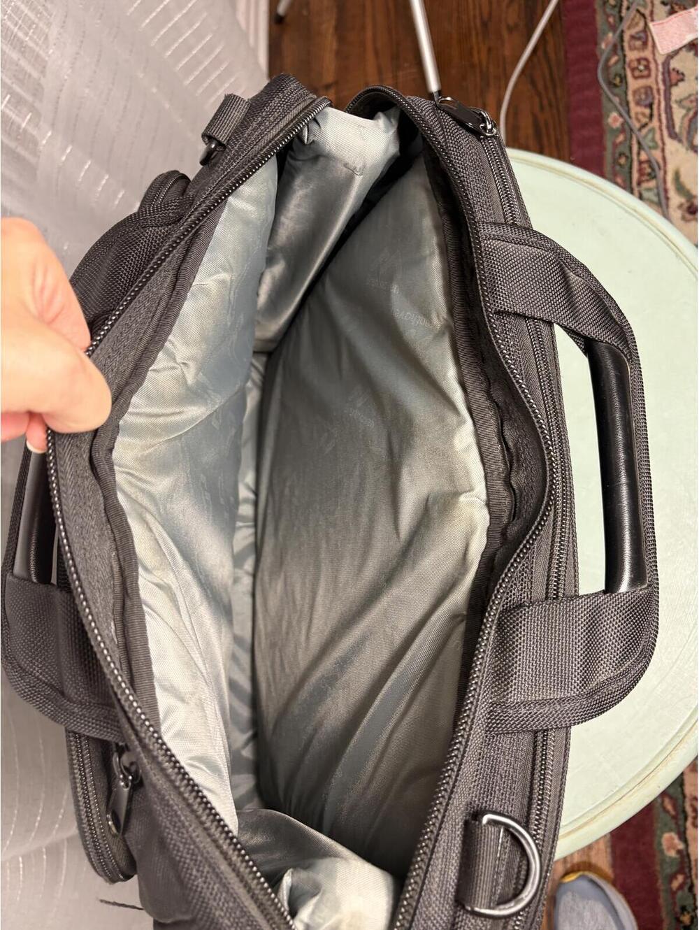 Brenthaven Laptop Briefcase Business Travel Bag Black Ballistic Nylon Padded - Picture 4 of 8